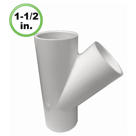 Circo Innovations 1.5 in. Wye 45 Degree Utility Grade Fitting 205-U